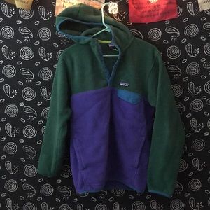 Patagonia hooded fleece